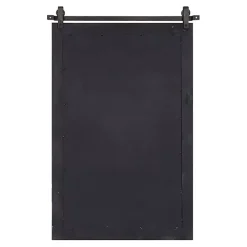 Black Windowpane Kates Mirror, 23x36 in.