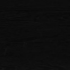 Black Wood and Rattan 2-Door Sideboard