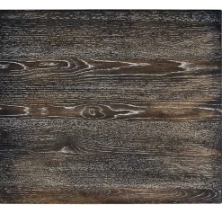 Black Wood Linen 3-pc. USB Island and Stool Set