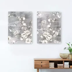 Blossoming Giclee Canvas Art Prints, Set of 2