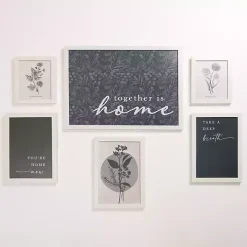 Blue and White Framed Art 6-pc. Gallery Set