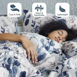 Blue Botanical 3-pc. Full/Queen Comforter Set