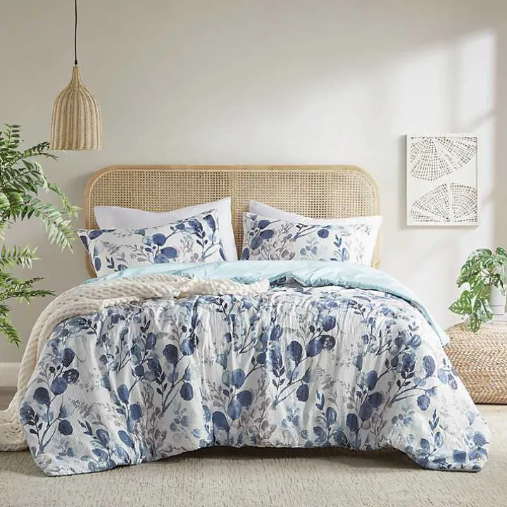 Blue Botanical 3-pc. King Comforter Set