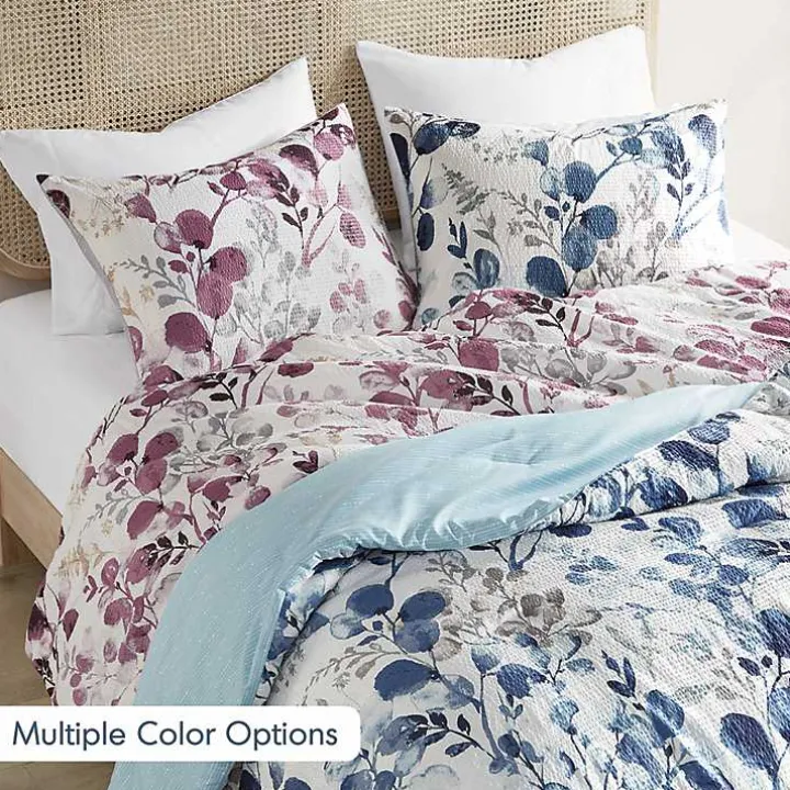 Blue Botanical 3-pc. King Comforter Set