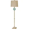 Blue Clamshell Gili Floor Lamp