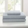 Blue Gingham Queen 3-pc. Sheet Set