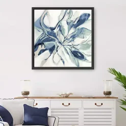 Blue Halcyon Framed Canvas Art Print