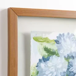Blue Hydrangea Blooms Framed Art Print