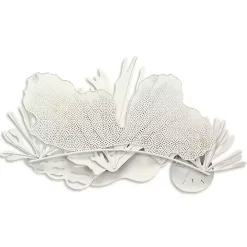 Blue Metal Reef and Shell Wall Plaque