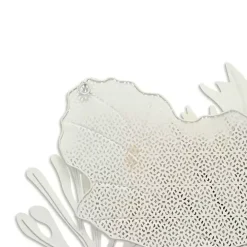 Blue Metal Reef and Shell Wall Plaque