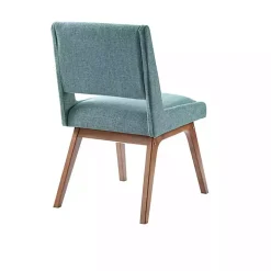 Blue Mid-Century Modern Dining Chairs, Set of 2