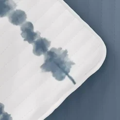 Blue Shibori Reversible 2-pc. Twin Quilt Set