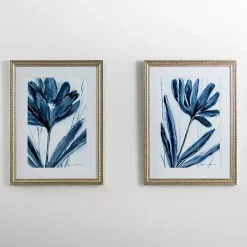 Blue Vibes II Framed Art Print