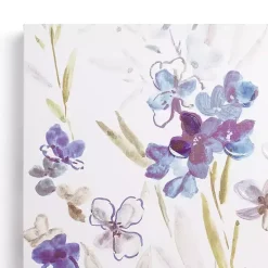 Blue Wildflowers II Canvas Art Print