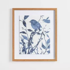 Bluebird on Branch II Framed Art Print