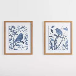 Bluebird on Branch II Framed Art Print