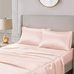 Blush Satin Standard 2-pc. Pillow Case Set