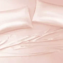 Blush Satin Standard 2-pc. Pillow Case Set