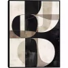 Bold Geometry II Framed Canvas Art Print