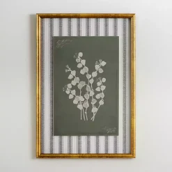 Botanical Stripes III Framed Art Print