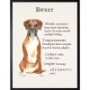 Boxer Facts Framed Wall Plaque