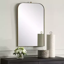 Brass Cassidy Arch Wall Mirror