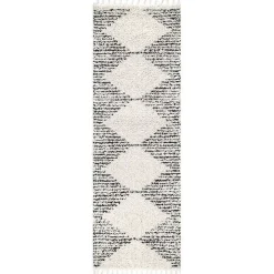 Bria Moroccan Diamond Tassel Runner