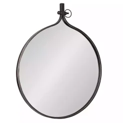 Bronze Metal Antique Round Wall Mirror