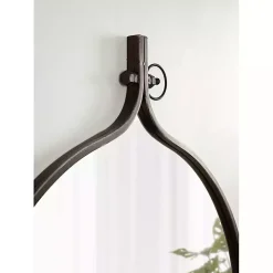 Bronze Metal Antique Round Wall Mirror