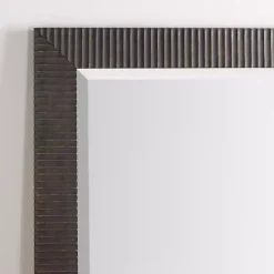 Bronze Ribbed Devin Profile Mirror, 28x68 in.