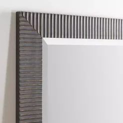 Bronze Ribbed Devin Profile Mirror, 28x68 in.