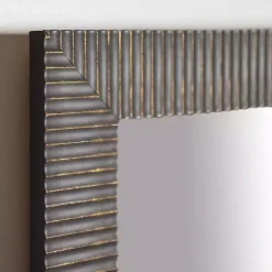 Bronze Ribbed Devin Profile Mirror, 24x36 in.
