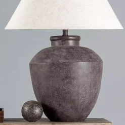 Bronze Urn Resin Table Lamp