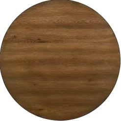 Brown and Antique White Wood Counter Table