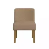 Brown Boucle Upholstered Dining Chair