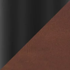 Brown Faux Leather & Black Marshall Office Chair