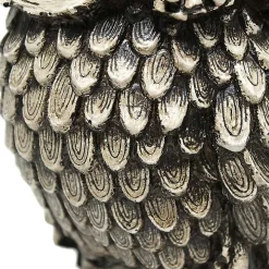 Brown Owl and White Shade Table Lamp