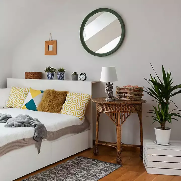 Brown Owl and White Shade Table Lamp