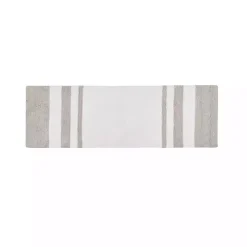 Brown Stripe Reversible Bath Runner