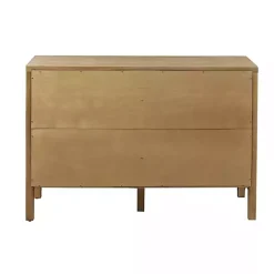 Brown Wood Layered Doors Cabinet