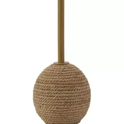 Brown Woven Marni Floor Lamp