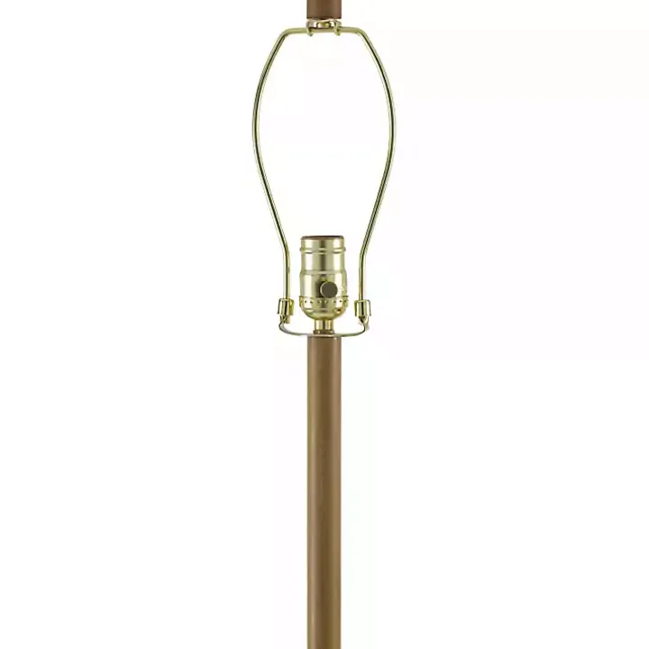 Brown Woven Marni Floor Lamp