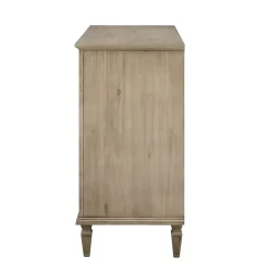 Brushed Birch 4-Drawer Wooden Dresser