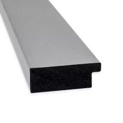 Brushed Metallic Silver Frame Beveled Mirror