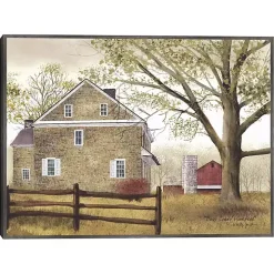 Bucks County Homestead Framed Canvas Art Print