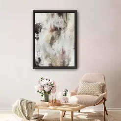 Calm Abstractions Framed Canvas Art Print