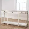 Casey Cream 3-Drawer Console Table