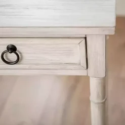 Casey Cream 3-Drawer Console Table