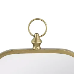 Champagne Notched Corners Mirror