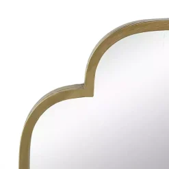 Champagne Notched Corners Mirror